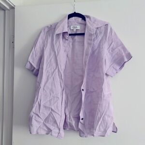 Cos Lavender button down